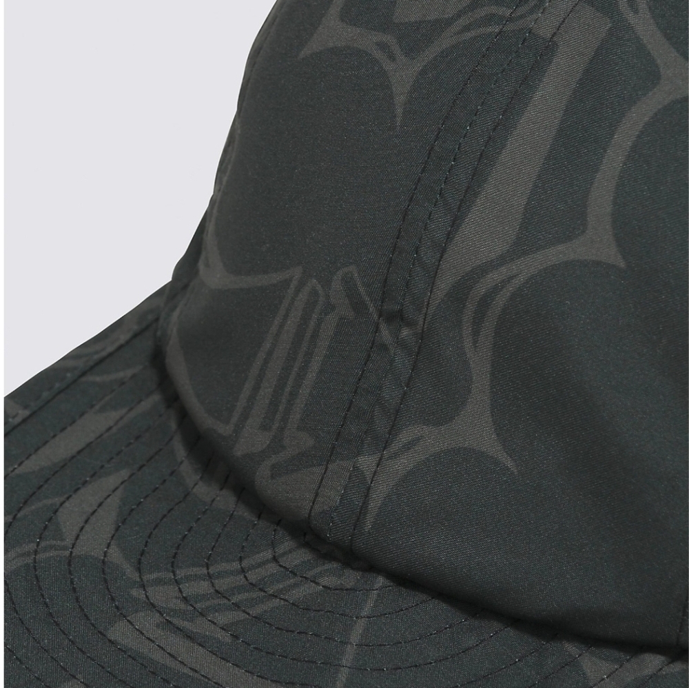 Vans Lewis Mills Black Camo Stretch Camper Hat 122025 - Picture 3 of 7
